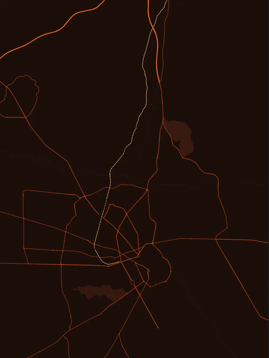 Marrakech, Map · Heatwave